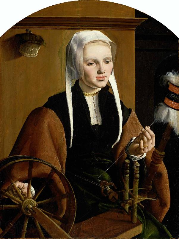 Maarten van Heemskerck Portrait of a Woman Norge oil painting art